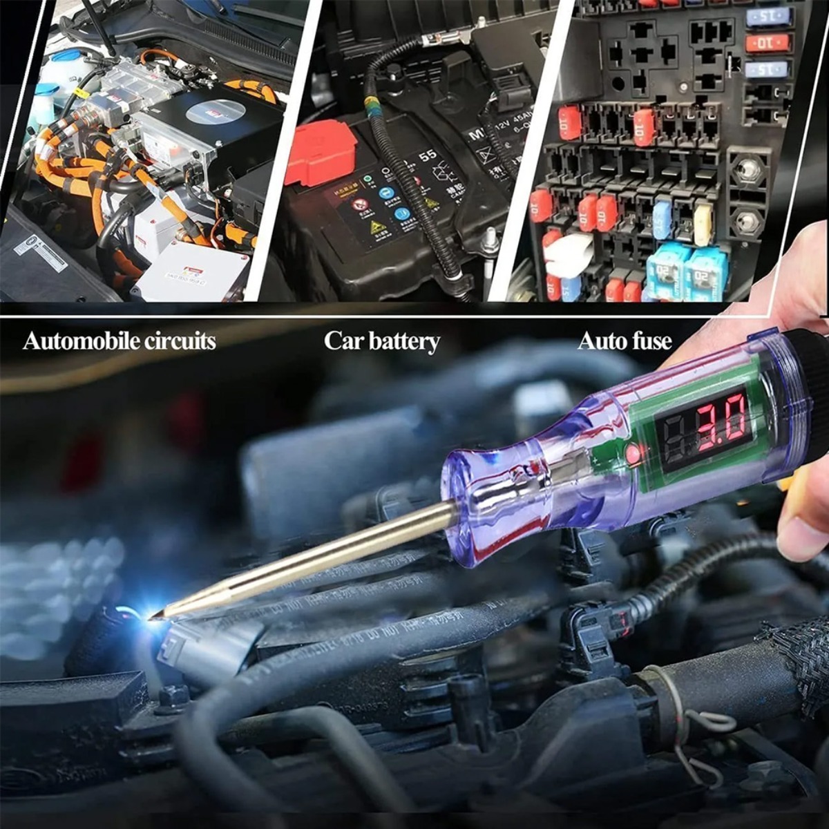 Car Truck Voltage Circuit Test - Electronics Repair Tools recension och pris