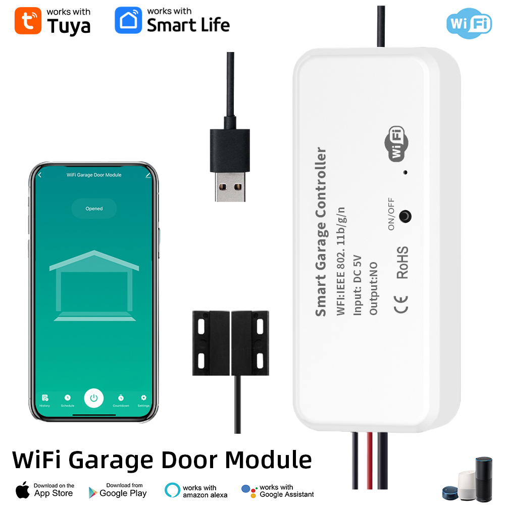 Smart Garage Door Opener DC5V  - Phone Opening Tool recension och pris